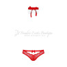 panties and mask set with pearls