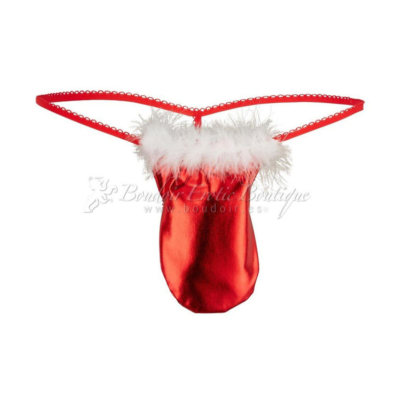 funny red christmas male string