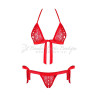 set lenceria roja sexy