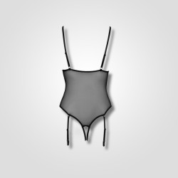 Open Lace Body with Suspenders