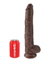 King Cock 14” Dildo with Testicles