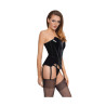 Vinyl Corset with Suspenders