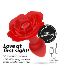 Giulietta Rotating Anal Plug with Remote Control