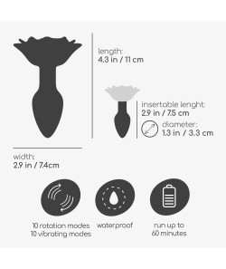 Giulietta Rotating Anal Plug with Remote Control