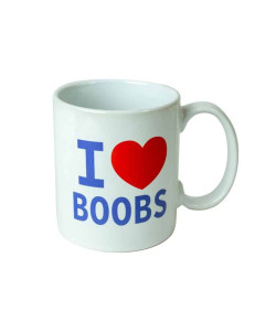 I LOVE BOOBS MUG