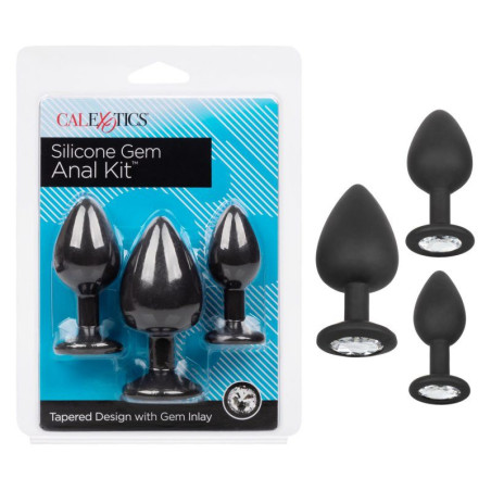 SE-0410-80-2SILICONE GEM ANAL KIT 3 PLUGS