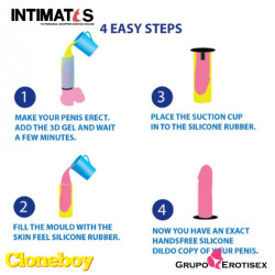 6614 (12)CLONEBOY DILDO AND SUPTION CUP