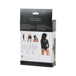 7217.6GLOSSY ALESSIA WETLOK BODY ZIPPER