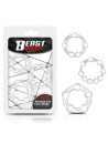 BEAST RINGS BEADED BLK COCK RING SET 3