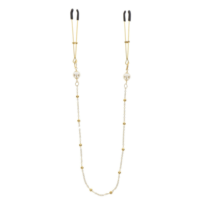 TABOOM-GOLD-PEARL-CHAIN-NIPPLE-TWEEZERS
