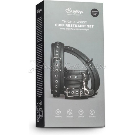 Wrist-Thigh-Restraints-Set