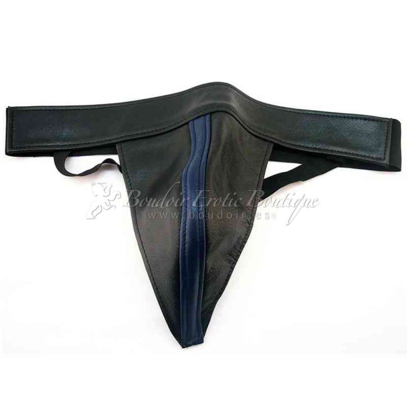 Black-Blue-Leather-Jock