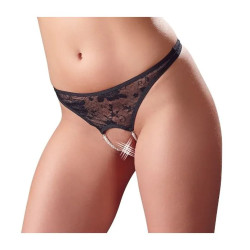 CC LACE  PEARL G STRING