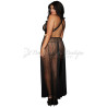 Black-Greek-Max-Dress-Queen-Size