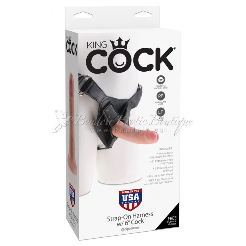 king-cock-strap-on-harness-6-inch-flesh